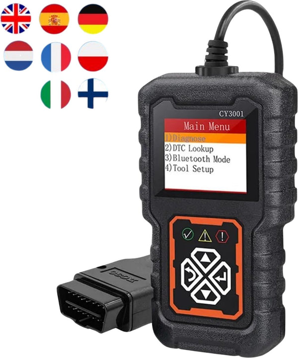 Prestara - OBD2 Diagnosecomputer - Storing Uitlezen en Verwijderen - Auto Accessoires - Auto Uitlezen - Diagnose Apparatuur