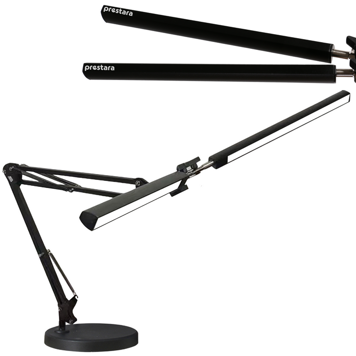 SKYLEO LED Bureaulamp met Basis en Klem - Oogbeschermende LED Lamp SKYLEO LED Bureaulamp met Basis en Klem - Oogbeschermende LED Lamp