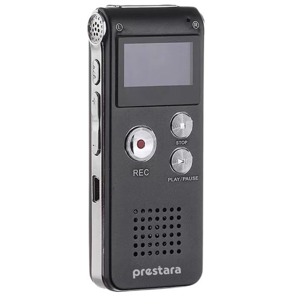 Professionele Digitale Voice Recorder – Draagbare Dictafoon met 560 Uur Opnamecapaciteit en Kristalhelder Geluid!